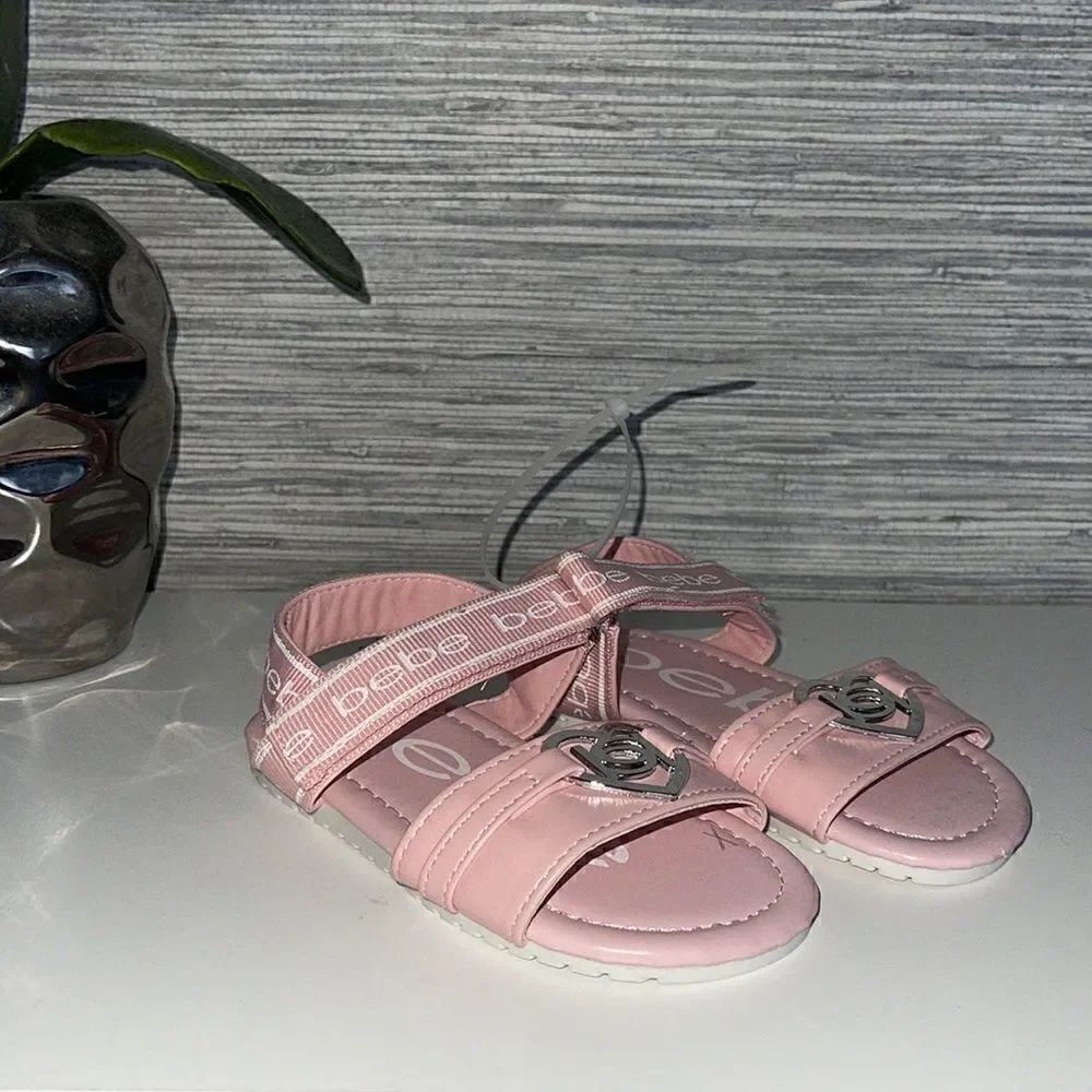 bebé girls | Kid Slip-On Strappy Sandals with Bow